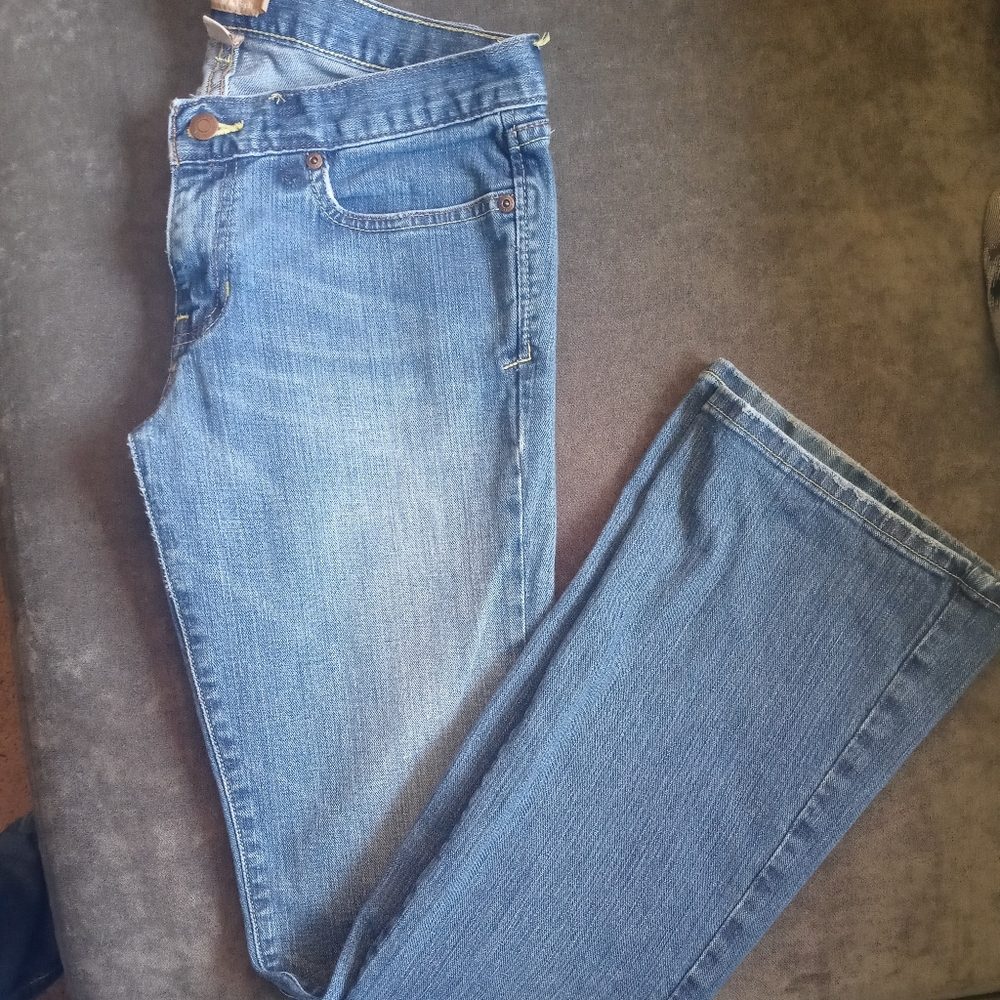Abercrombie and Fitch jeans.